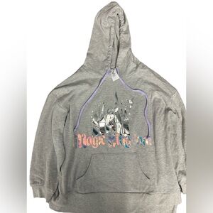 Authentic Disney Parks Magic Kingdom Iridescent Gray Hoodie